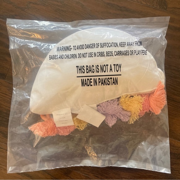 NWT Urban Habitat Rainbow Accent Throw Pillow; 13” L - Picture 2 of 6